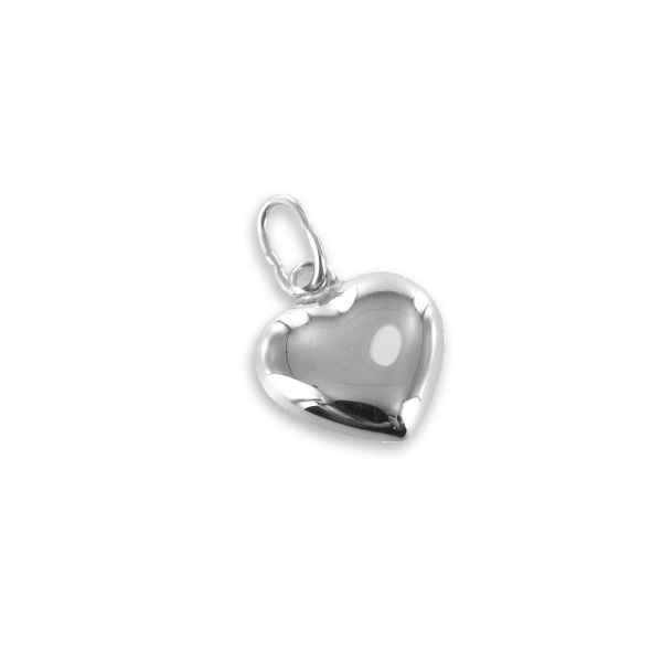 Anhänger Herz Silber 925 - 5,5x5,0mm - Vollplastisch