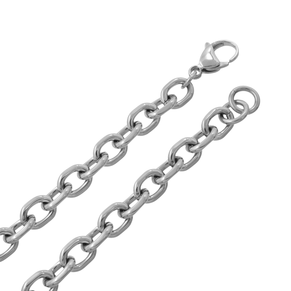 Collier oder Armband Edelstahl - 7mm breit