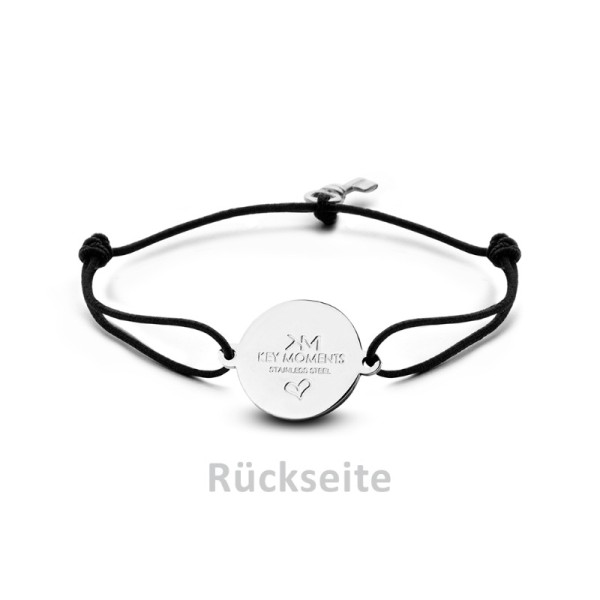 Key Moments Armband Edelstahl - #Laugh - Bild 2