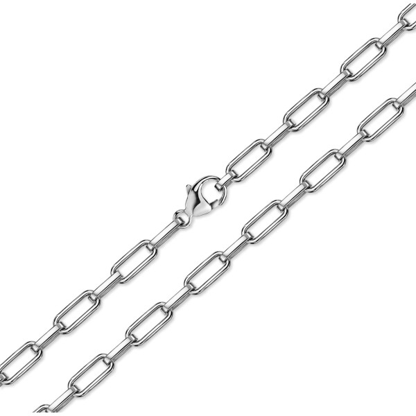 Paperclip-Kette Silber 925 - 2,5mm breit
