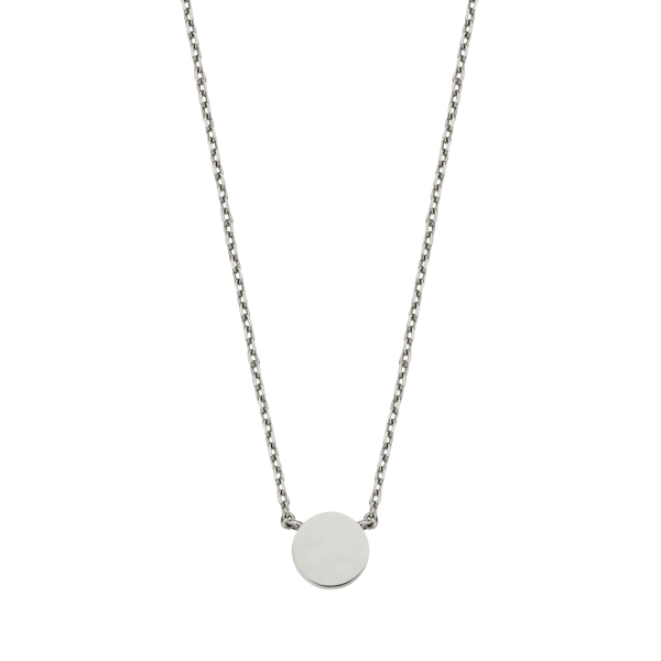 Collier mit Anhänger Dot Weißgold 585 - Dot 5mm - Bild 2