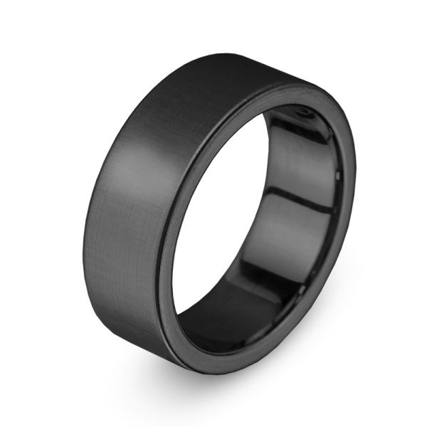 Frank 1967 Ring Edelstahl IPB - Mattiert - 8mm breit