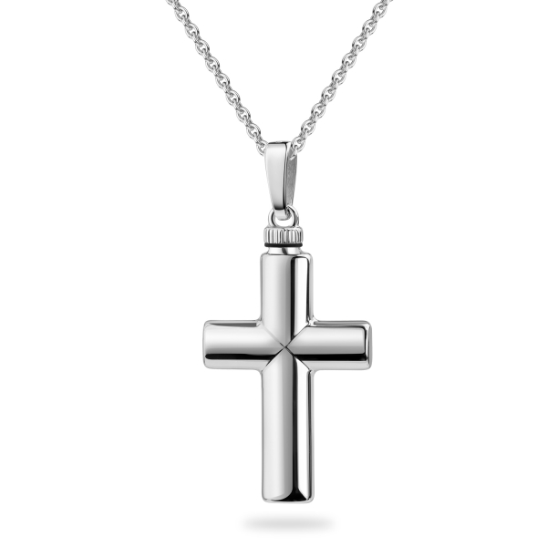 Asche Anhänger Kreuz Silber 925 - Befüllbar - Erinnerungsschmuck - Bild 2