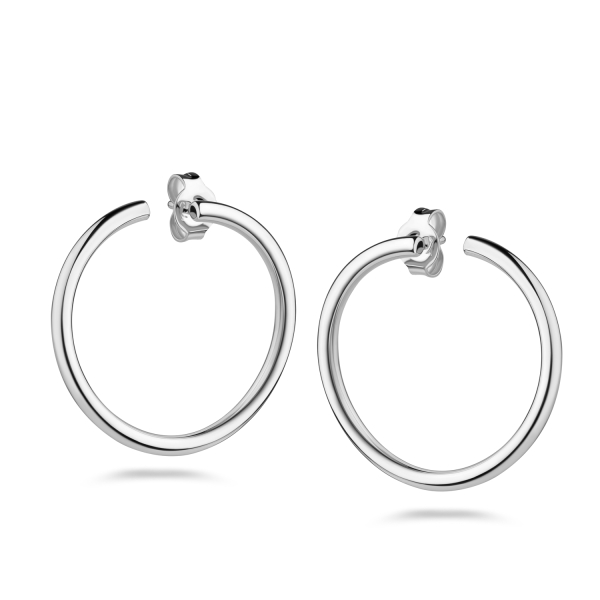 Ohrstecker rund Silber 925 - Ø 24mm
