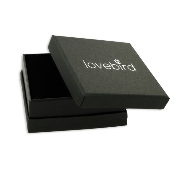 Lovebird Collier mit Zirkonia 101 Facetten 7mm Silber 925 rhodiniert - Bild 5