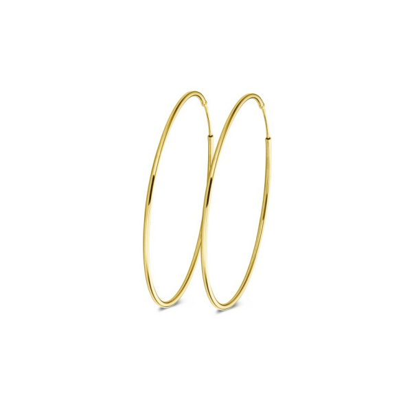 Creolen Gold 585 - 11mm - 1,1mm breit