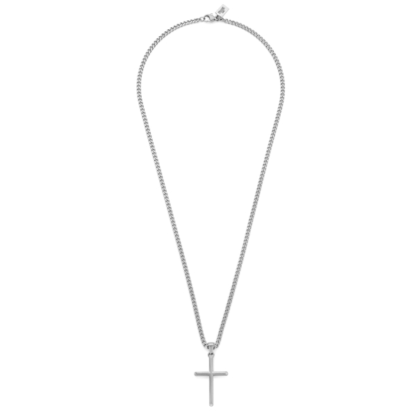 Frank 1967 Halskette mit Anhänger Kreuz Edelstahl IPS - 50cm - Bild 2