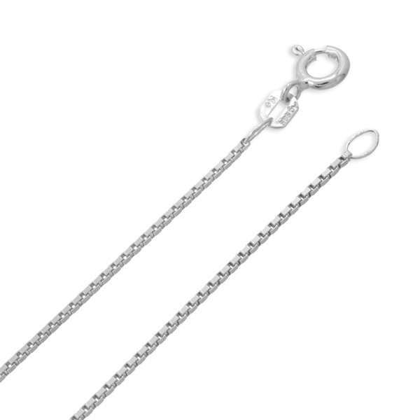 Venezianerkette Silber 925 - 1,2mm breit - Diamantiert