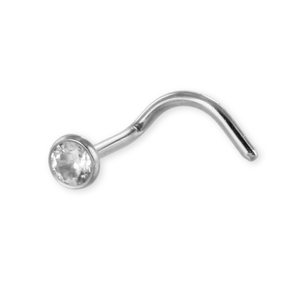 Nasenstecker Zirkonia Silber 925 - 2,5mm