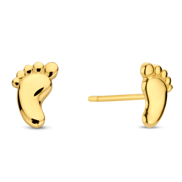 Ohrstecker Babyfüße Gold 585