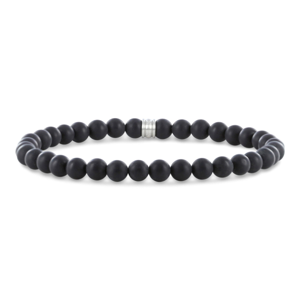Frank 1967 Armband Edelstahl IPS - Achat 6mm - Zwischenteil 4mm