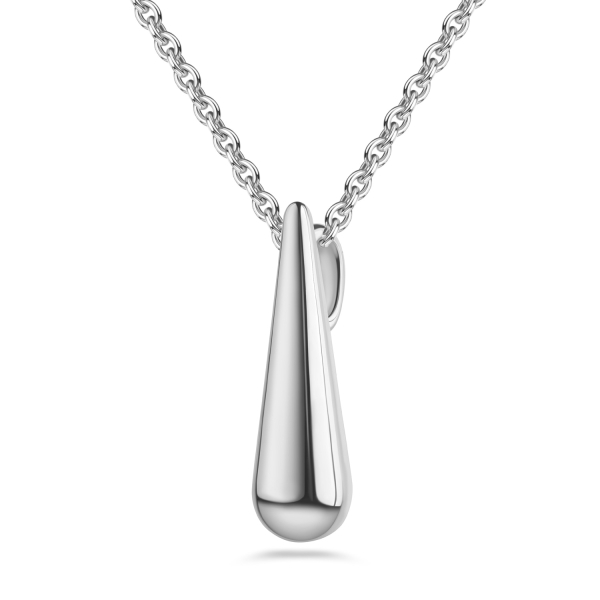 Anhänger Tropfen Silber 925 - Hochglanz - 4,5x14,5mm