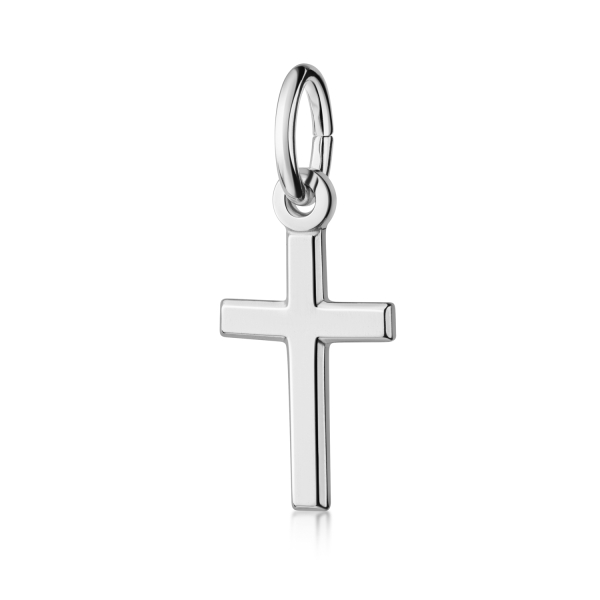 Anhänger Kreuz Silber 925 - Glänzend - 13mm