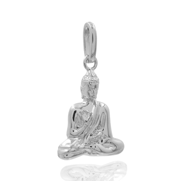 Anhänger Buddha Silber 925 - 13x16mm