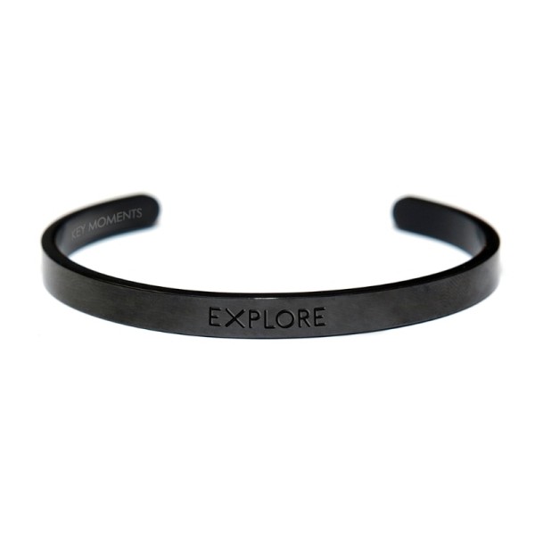 Key Moments Armreif Herren Edelstahl IPB - EXPLORE
