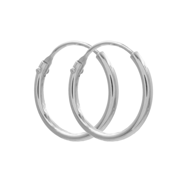 Creolen Silber 925 - 9mm - 1,2mm stark