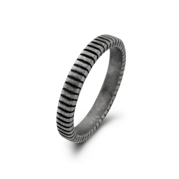 Frank 1967 Ring Edelstahl geschwärzt - 3,6mm breit