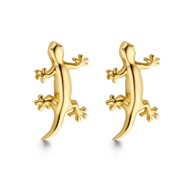 Ohrstecker Salamander Gold 585
