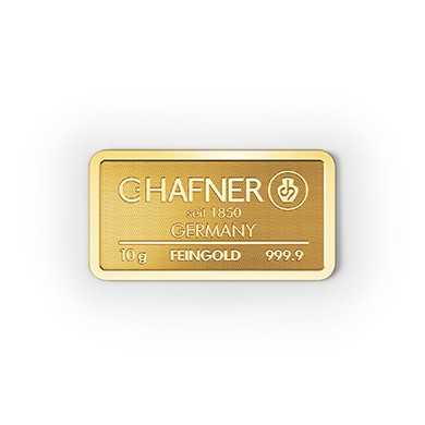 10g Goldbarren C.HAFNER - 999,9 Feingold - Neuware - Bild 2