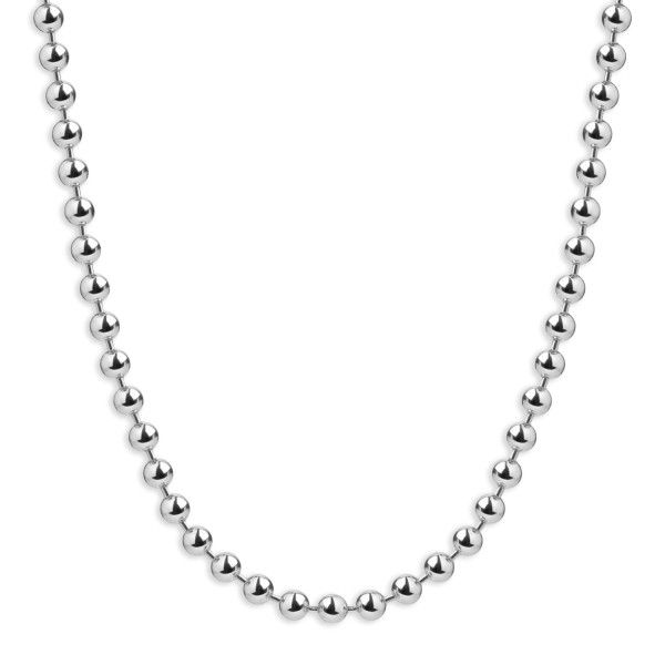 Kugelkette Silber 925 - 4mm breit - 40+5cm - Bild 2