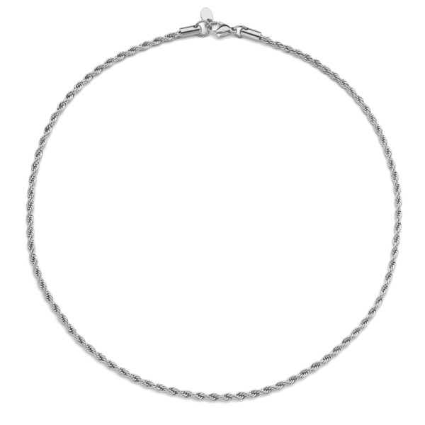 Lovebird Zopfkette 3mm breit Edelstahl - Bild 3
