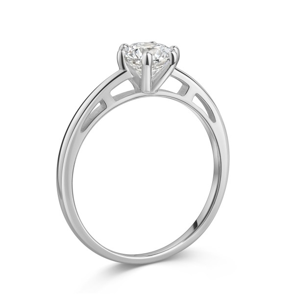 Lovebird Damenring Weißgold 585 - Lab Grown Brillant 1,00 ct. - 6 Stotzen Fassung