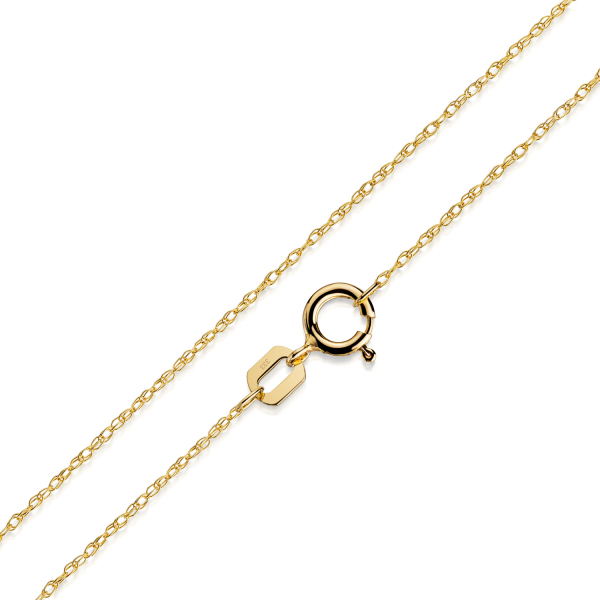 Doppelankerkette Gold 333 - Filigran - 0,8mm breit