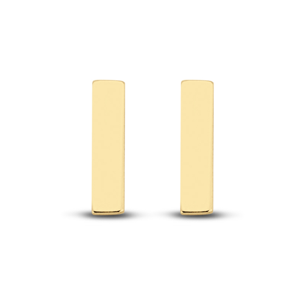 Ohrstecker Bar Gold 585 - 6x1,4mm