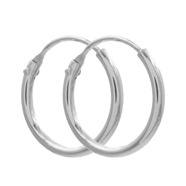 Creolen Silber 925 - 15mm - 1,2mm stark