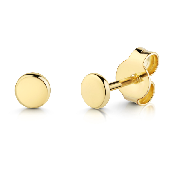 Ohrstecker Dot Gold 333 - Hochglanz - Ø 4mm
