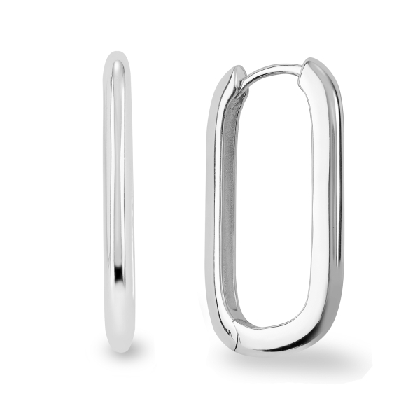 Klappcreolen Silber 925 - 15x21mm