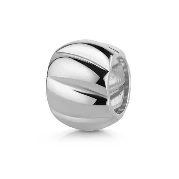 Charm Divider Curve Silber 925 - Hochglanz - Ø 8mm - Breite 6mm