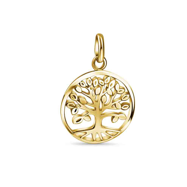 Anhänger Lebensbaum Gold 333 - 13,8mm