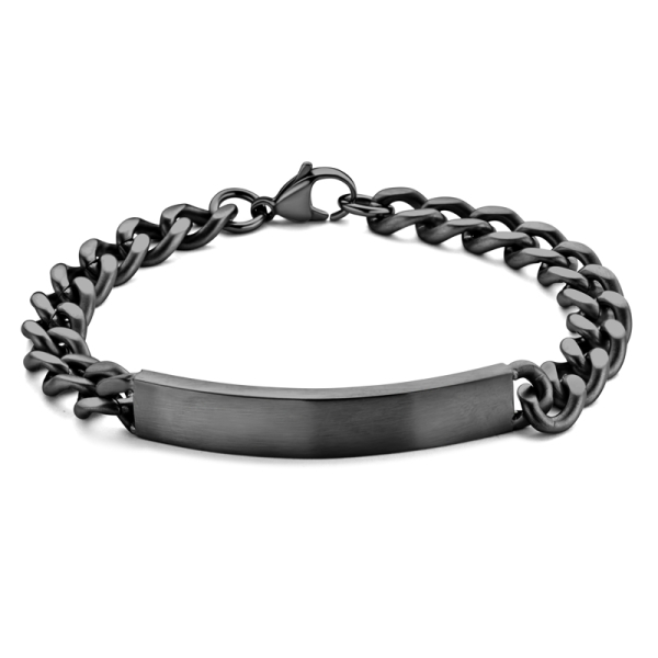Frank 1967 Armband mit Schild Edelstahl IPB - Schild 46x8mm