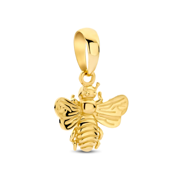 Anhänger Fliege Gold 585 - Bild 2