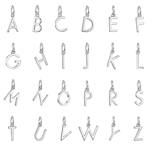 Buchstabenanhänger Silber 925 - Hergestellt in Deutschland