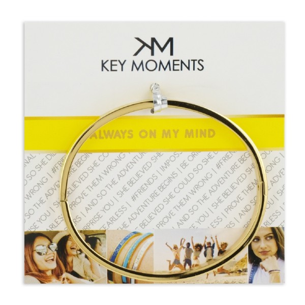 Key Moments Armspange Lack gelb Edelstahl IPG - ALWAYS ON MY MIND - Bild 2