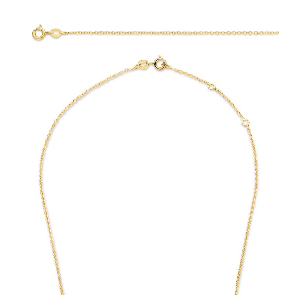 Ankerkette Gold 585 - 0,8mm breit - 45cm mit Zwischenösen - Bild 2