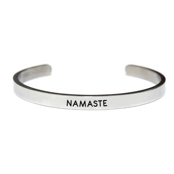 Key Moments Armreif Herren Edelstahl IPS - NAMASTE