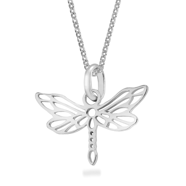 Anhänger Libelle Silber 925 rhodiniert - 20x13mm - Bild 2