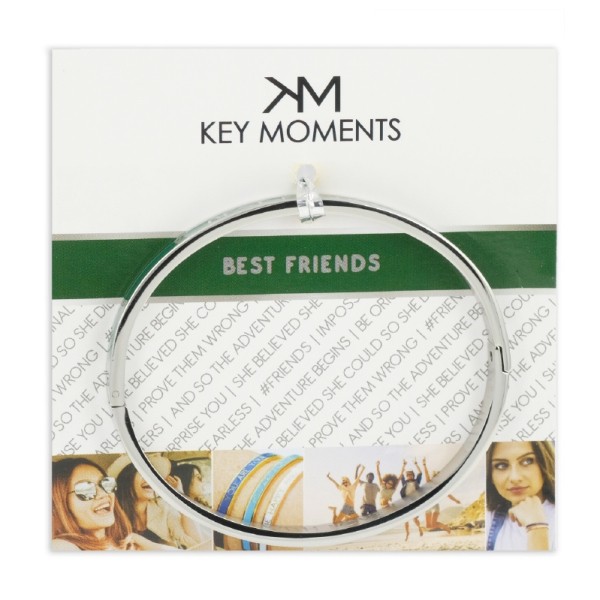 Key Moments Armspange Lack grün Edelstahl IPR - BEST FRIENDS - Bild 2