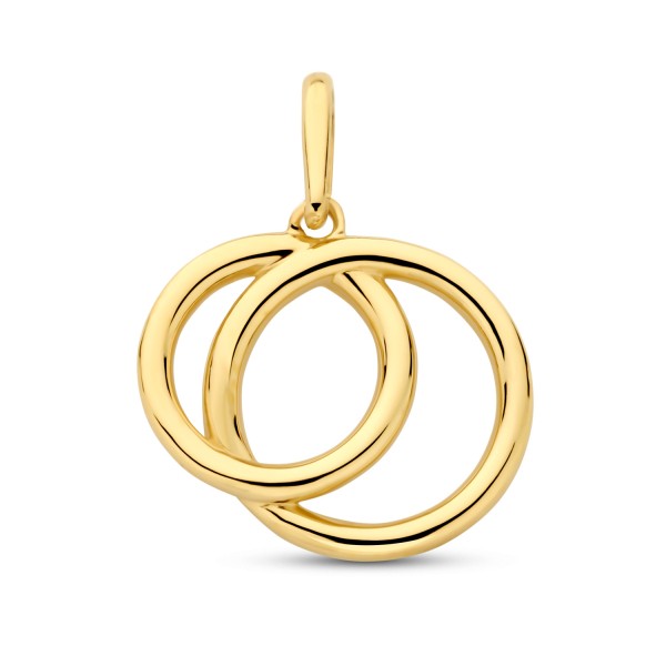 Anhänger Doppelreif Gold 585