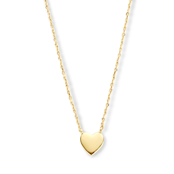 Collier mit Herz Gold 585 - 6mm - Bild 2