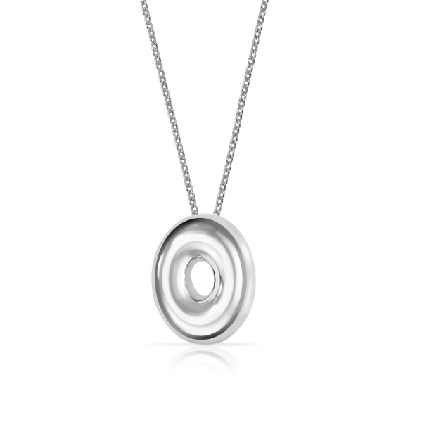 Anhänger Donut Silber 925 rhodiniert - Ø 15mm - Bild 2