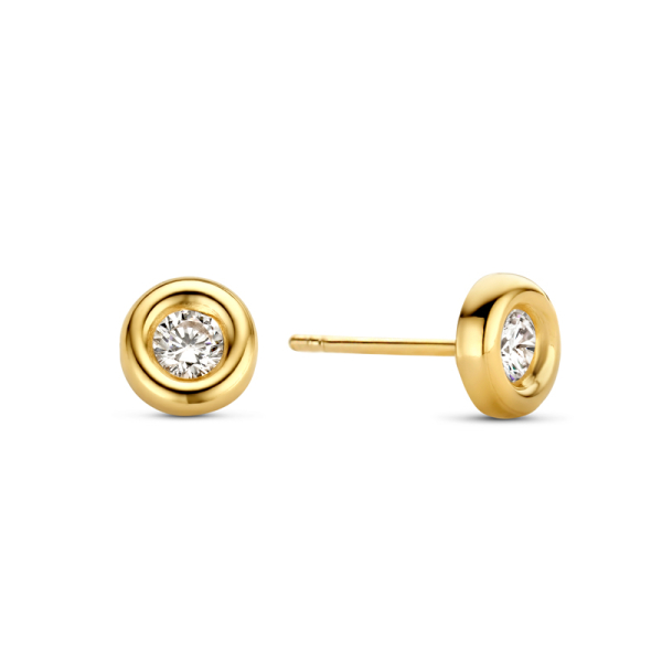 Ohrstecker Zirkonia Gold 585 - 3mm