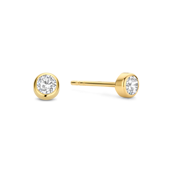 Ohrstecker Zirkonia Gold 585 - 3mm
