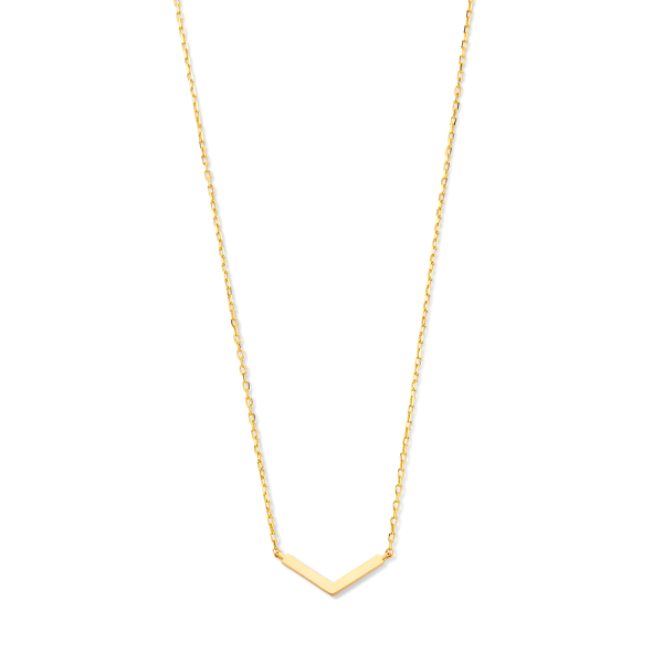 Collier V Gold 585 - 11x4mm - Bild 2