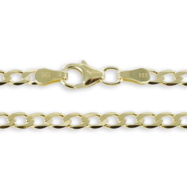 Flachpanzerarmband Gold 333 - 3,1mm breit - 19cm