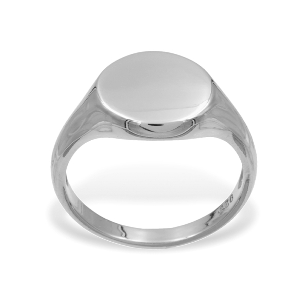 Siegelring für Damen Silber 925 - Rund 13mm - Bild 2