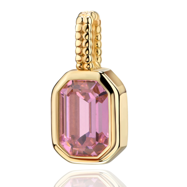 Anhänger Octagon Zirkonia Rosé Gold 333